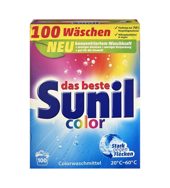 Sunil Color Proszek 100p 5kg DE