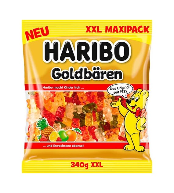 Haribo Goldbaren XXL Żelki 340g