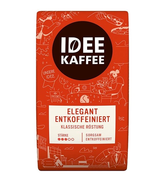 Idee Kaffee Elegant Entkoffeiniert 500g M