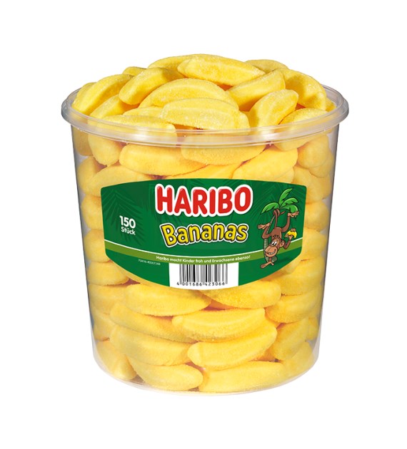 Haribo Bananas Żelki 150szt 1kg