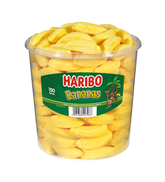 Haribo Bananas Żelki 150szt 1kg