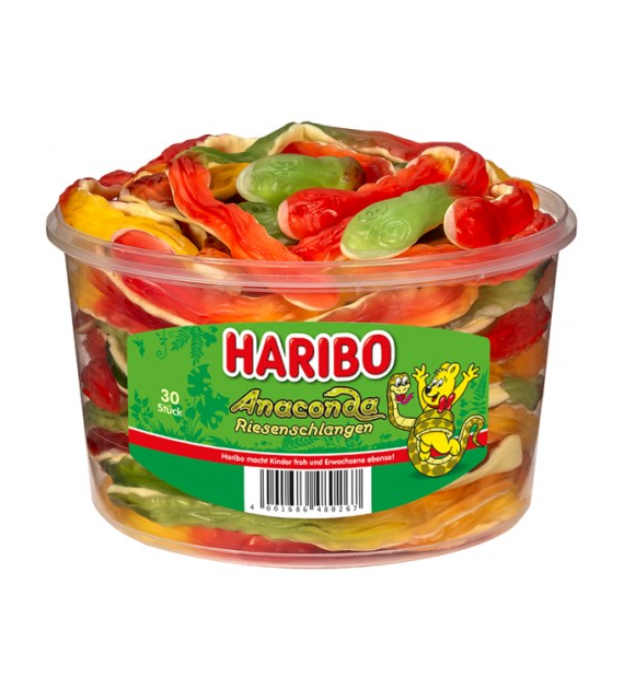Haribo Anaconda Riesenschlangen 30szt 1,2kg