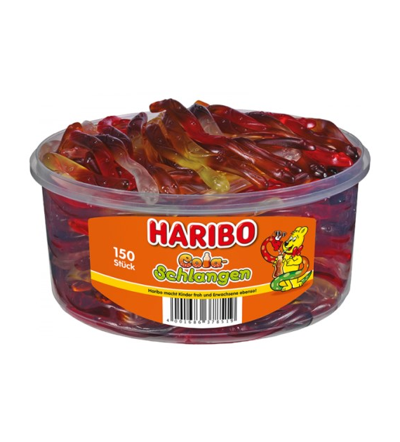 Haribo Cola-Schlangen Żelki 150szt 1kg
