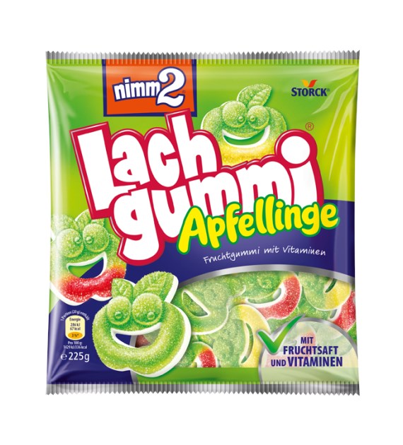 Nimm2 Lach Gummi Apfellinge Żelki 225g