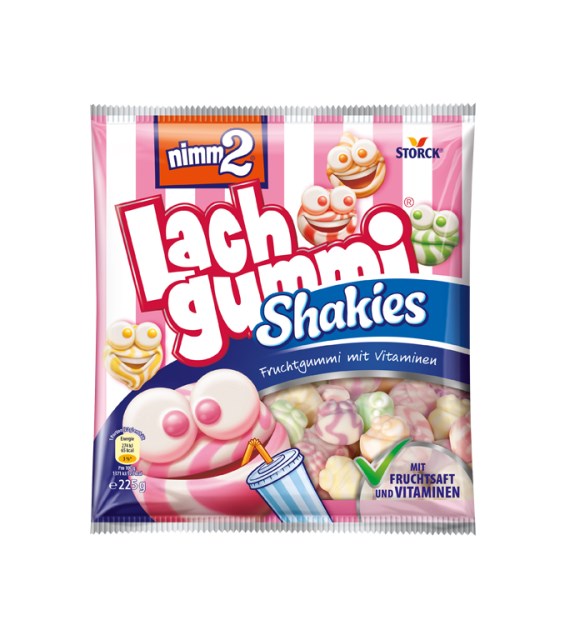 Nimm2 Lach Gummi Shakies 225g