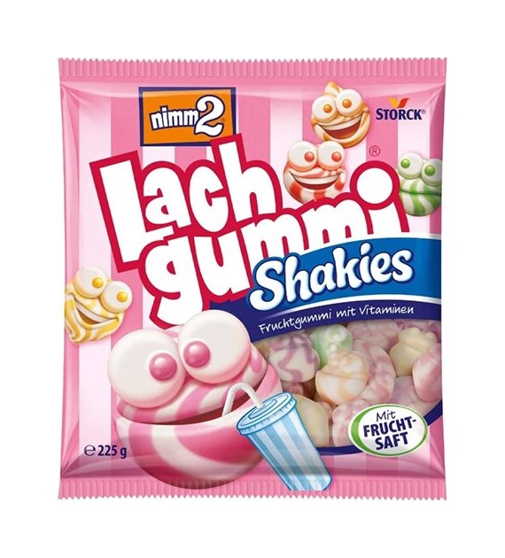 Nimm2 Lach Gummi Shakies 225g