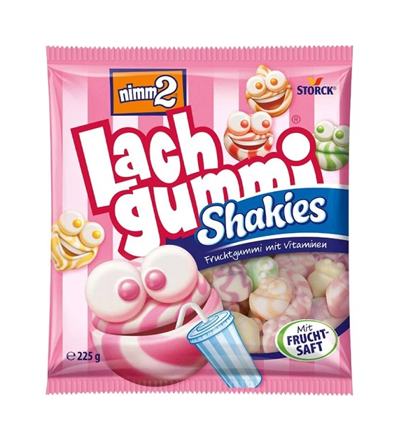 Nimm2 Lach Gummi Shakies 225g