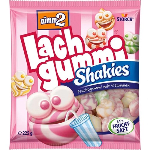 Nimm2 Lach Gummi Shakies 225g