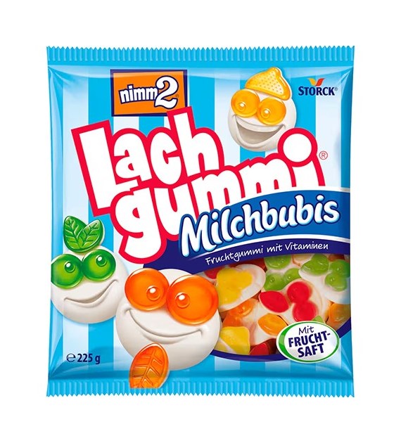 Nimm2 Lach Gummi Milchbubis Żelki 225g