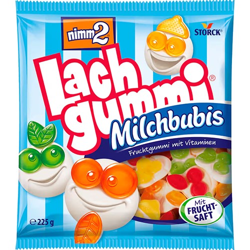 Nimm2 Lach Gummi Milchbubis Żelki 225g