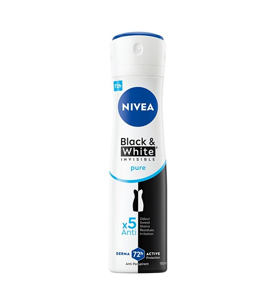 Nivea Black & White Pure Deo 150ml