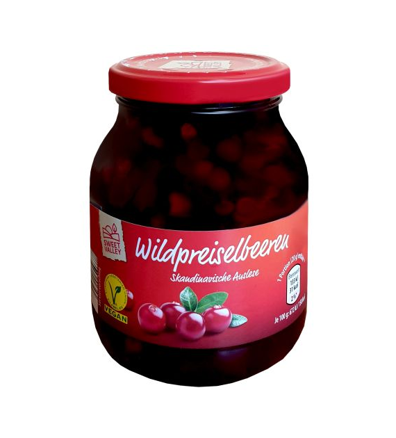 Sweet Valley Wildpreiselbeeren Borówka 390g