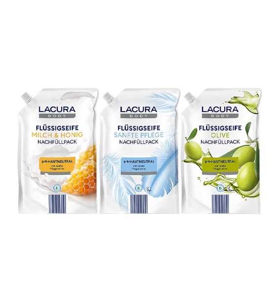 Lacura Milch & Honig / Sanfte / Olive Zapas 750ml