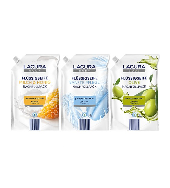 Lacura Milch & Honig / Sanfte / Olive Zapas 750ml