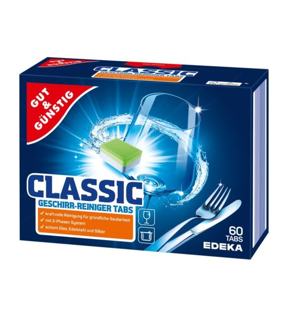 G&G Classic Geschirr Reiniger Tabs 60szt 900g