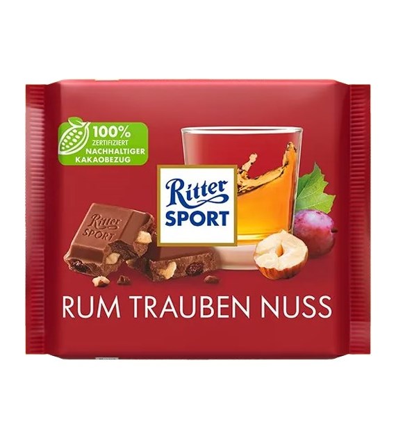 Ritter Sport Rum Trauben Nuss Czekolada 100g