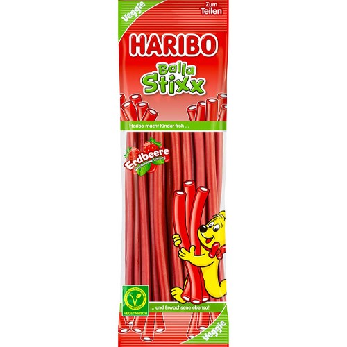 Haribo Balla Stixx Strawberry 200g