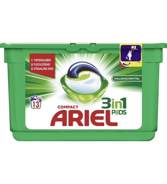 Ariel 3in1 Pods Universal Caps 13p 388g