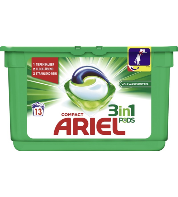 Ariel 3in1 Pods Universal Caps 13p 388g