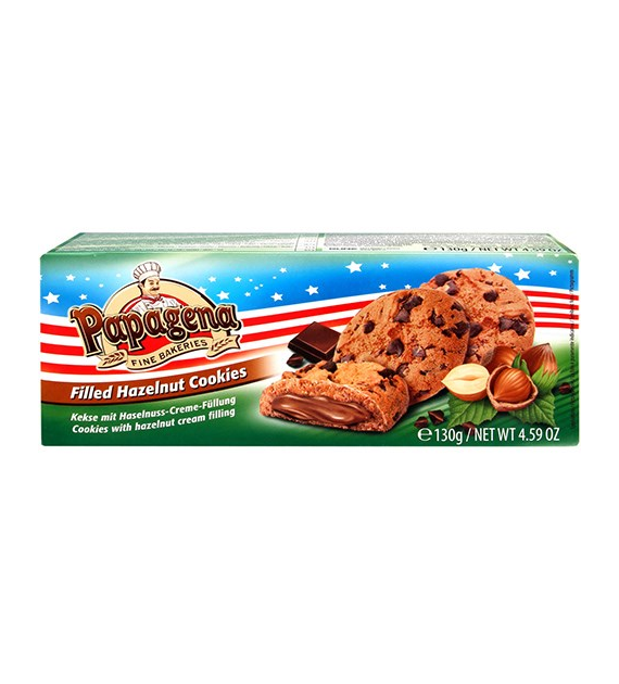 Papagena Filled Hazelnut Cookies 130g