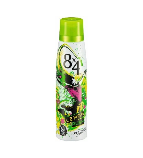 8x4 Lemon Rush Deo 150ml