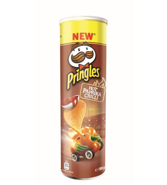 Pringles Hot Paprika Chilli 190g/200g