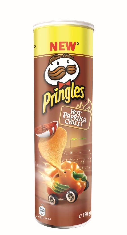 Pringles Hot Paprika Chilli 190g/200g