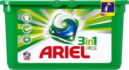 Ariel 3in1 Pods Universal Caps 38p