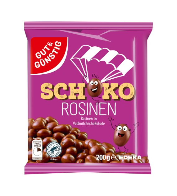 G&G Schoko Rosinen 200g