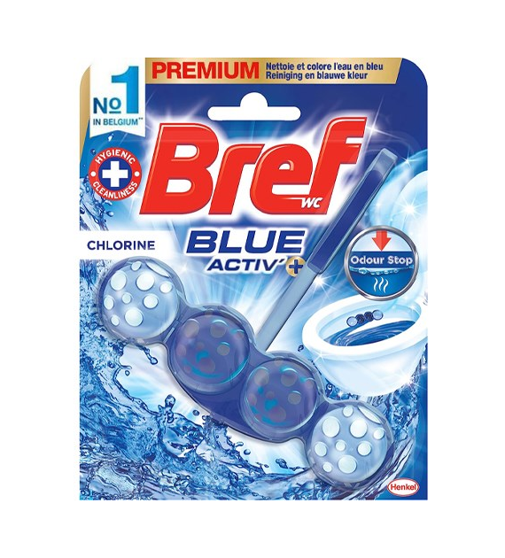 Bref Blue Aktiv Chlorine Zawieszka WC 50g