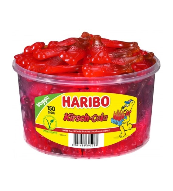 Haribo Kirsch-Cola Veggie Żelki 150szt 1,3kg