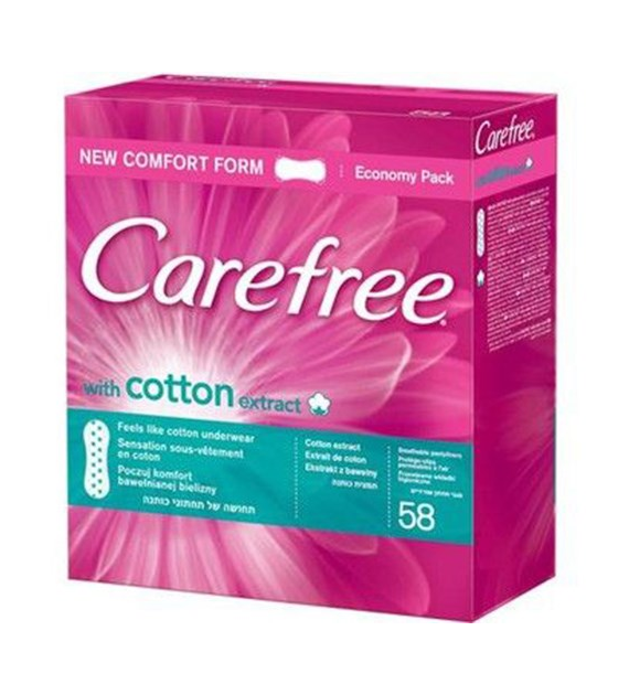Carefree Cotton Wkładki 58szt