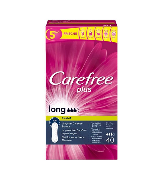 Carefree Long Fresh Wkładki 40szt