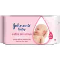 Johnsons Extra Sensitive Chusteczki 56szt