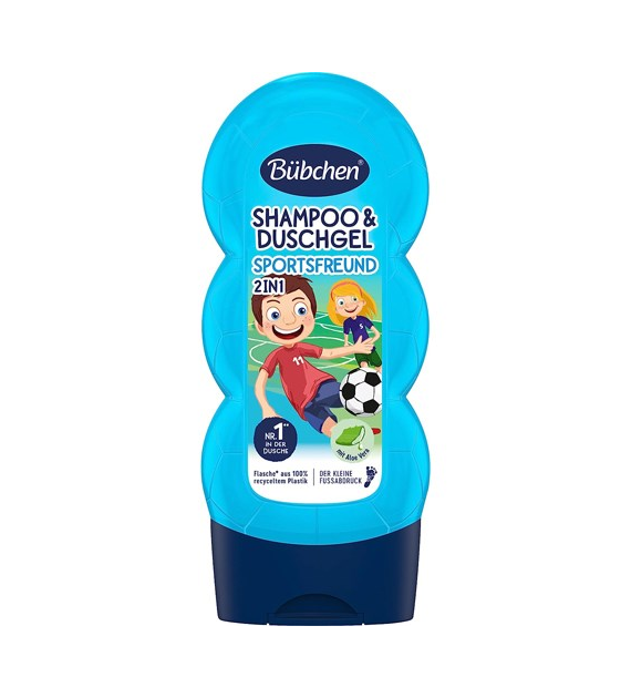 Bubchen Sportsfreund 2in1 Shampoo Gel 230ml