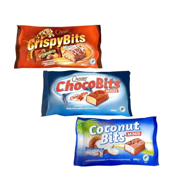 Choceur Crispy / Choco / Coconut Bits Minis 400g