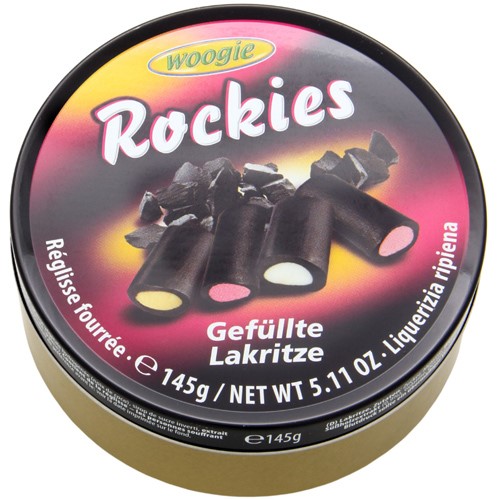 Woogie Rockies Lakritz 145g