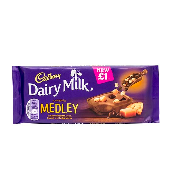 Cadbury Dairy Milk Medley Biscuit Czekolada 93g