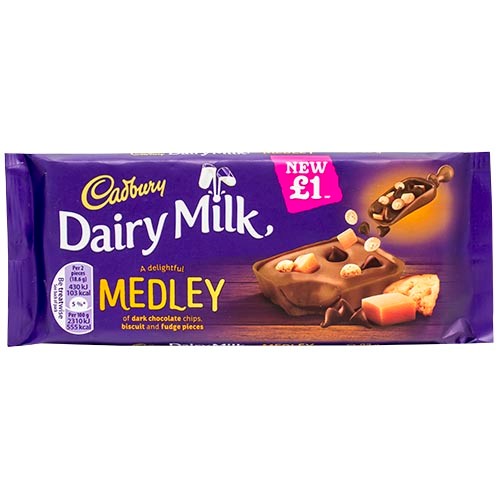 Cadbury Dairy Milk Medley Biscuit Czekol 93g