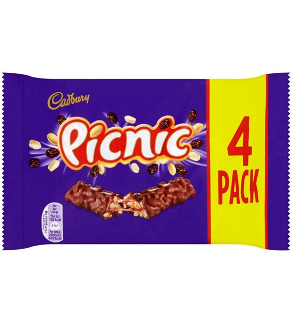 Cadbury Picnic Batony 4x32g 128g