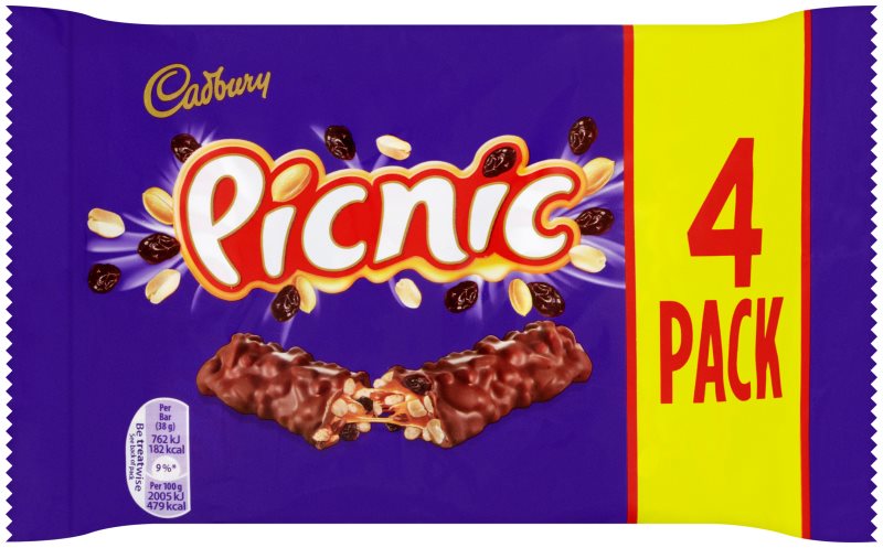 Cadbury Picnic Batony 4x32g 128g