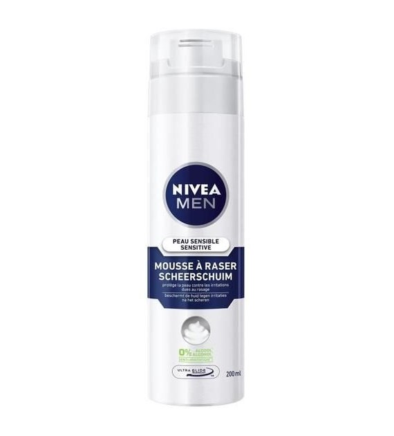 Nivea Men Sensitive Shaving Foam Pianka 200ml