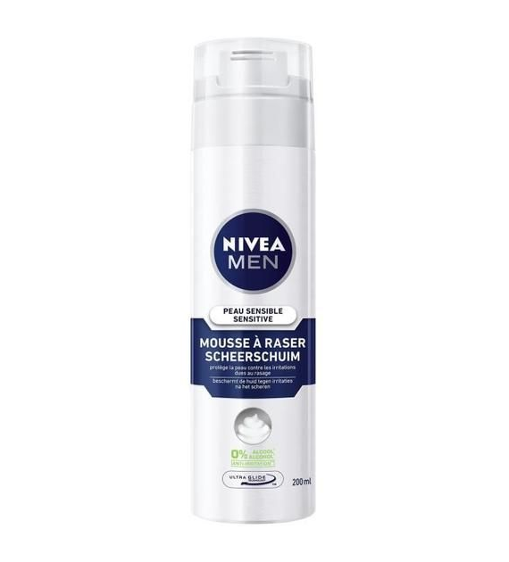 Nivea Men Sensitive Shaving Foam Pianka 200ml