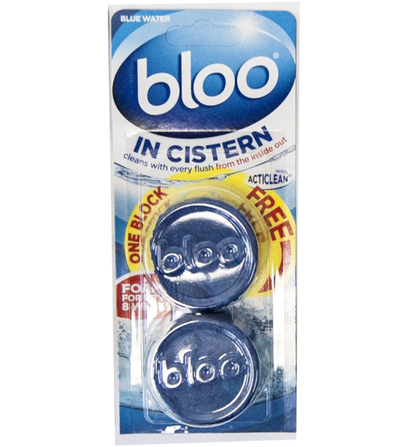 Bloo WC Tabs Fresh Blue Water 2x38g