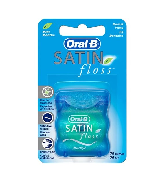Oral-B Satin Floss Mint Nić Dentystyczna 25m