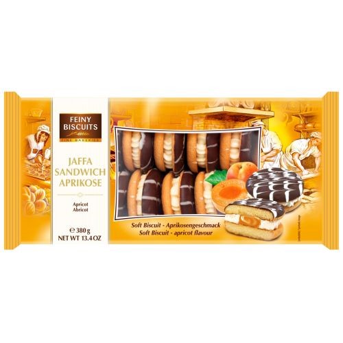 Feiny Biscuits Jaffa Sandwich Aprikose Ciastk 380g