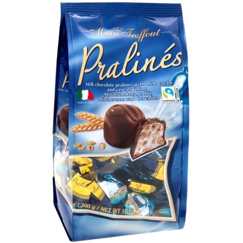 Maitre Pralines Milk Cream & Cereals 300g