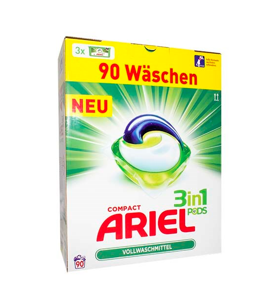 Ariel 3in1 Pods Universal (3x30) Caps 90p 2,7kg
