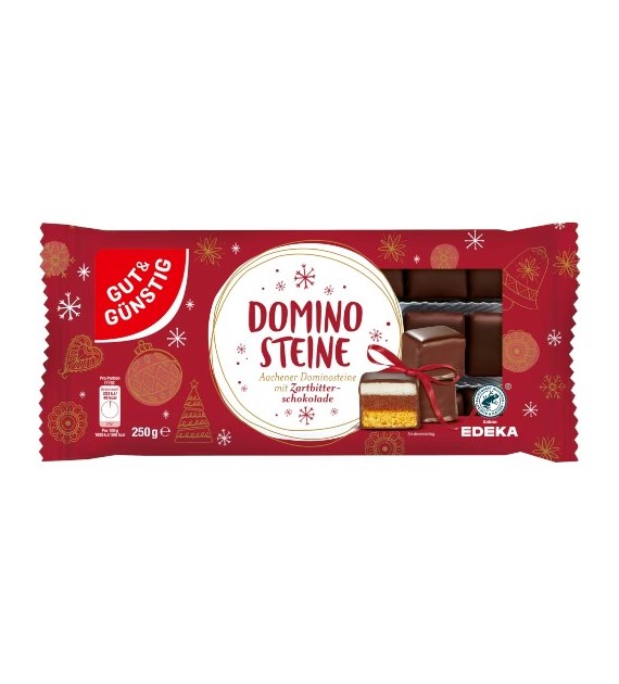 G&G Aachener Dominosteine Zartbitter 250g