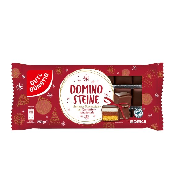 G&G Aachener Dominosteine Zartbitter 250g